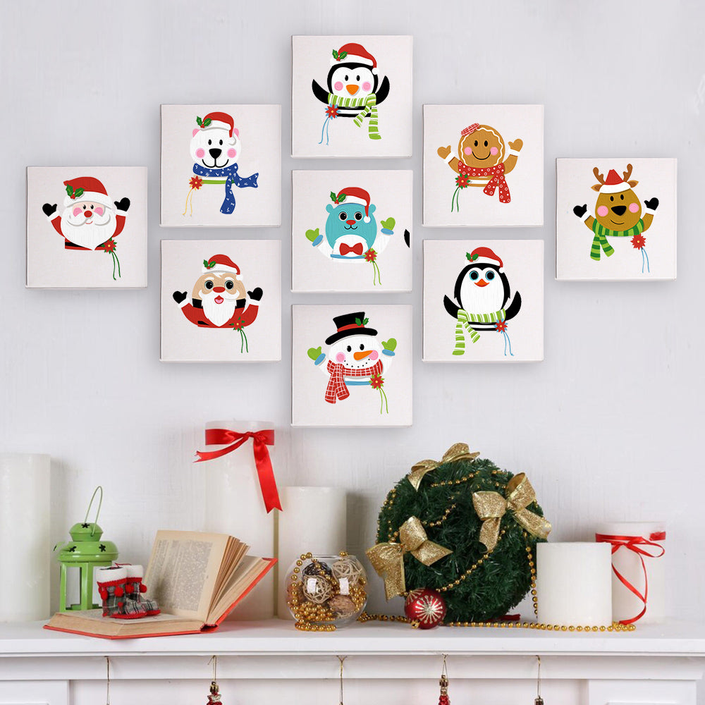 Christmas Animals (Set of 9)