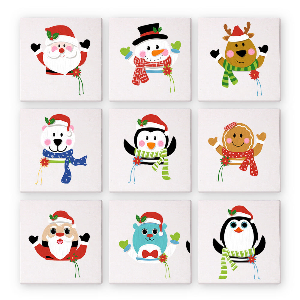 Christmas Animals (Set of 9)