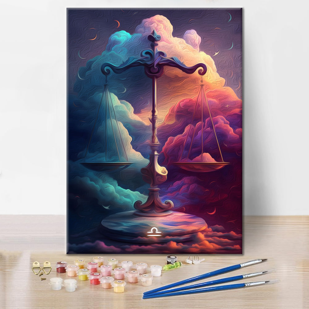 Balance en fleur - Peinture par numéros