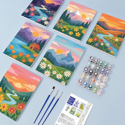 Mountains and Blooms