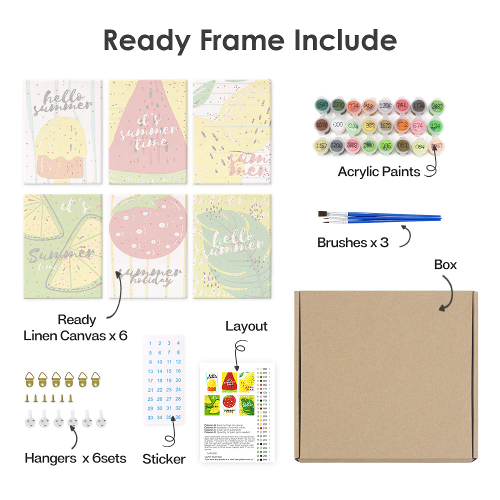 Summer Fruit (Set of 6)