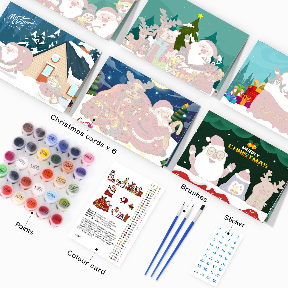 Christmas card IV (Set of 6)