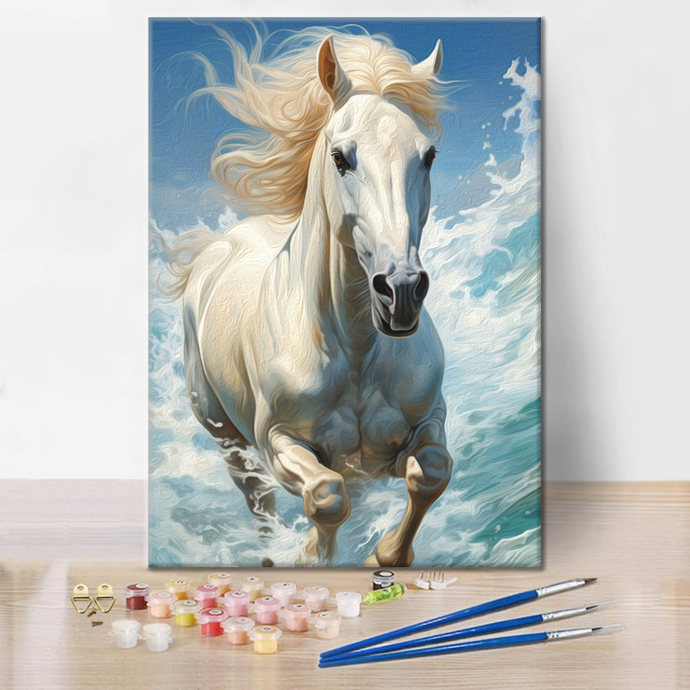Majestic Horse running - Peinture par numéros