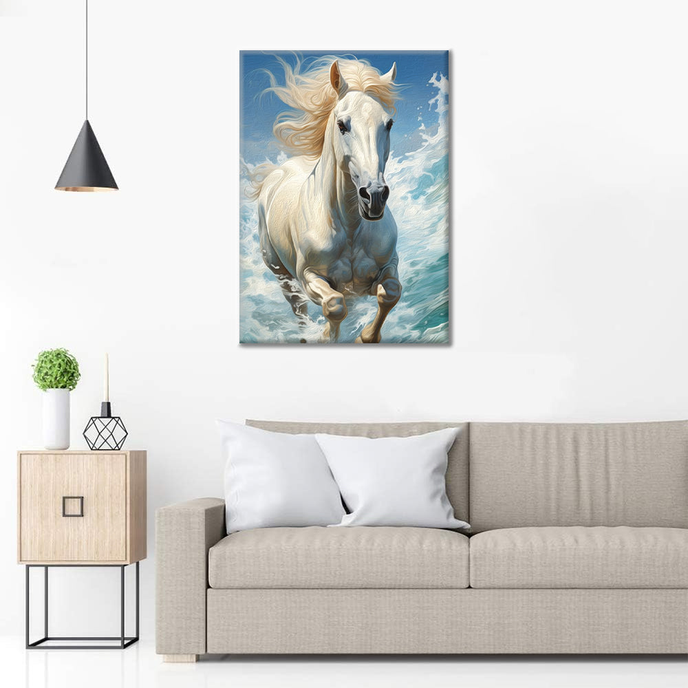 Majestic Horse running - Peinture par numéros
