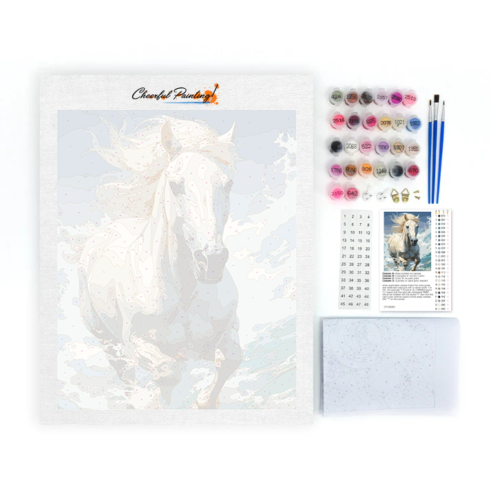 Majestic Horse running - Peinture par numéros