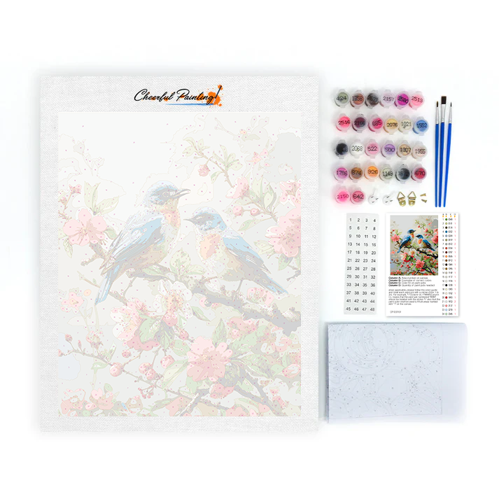 Oiseaux chanteurs - Peinture par numéros