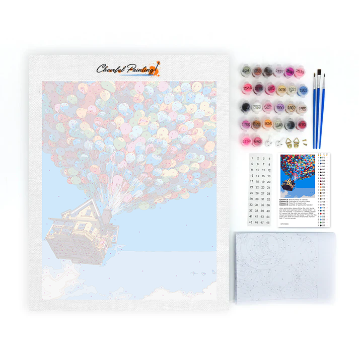 Dernier jour - Ballon coloré - Peinture par numéros
