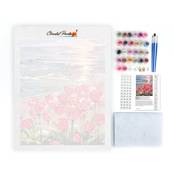 Last Day - Illustration aquarelle de la Méditerranée - Peinture par numéros