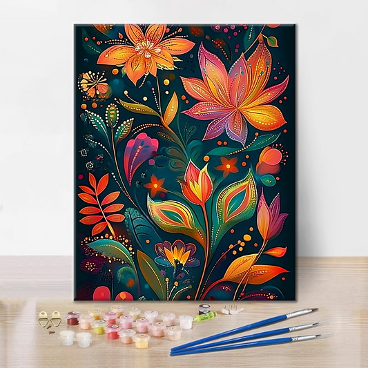 Totem Flower - Paint by Numbers