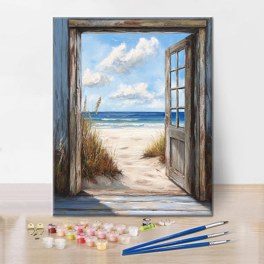 Ocean Doorway - Paint by Numbers
