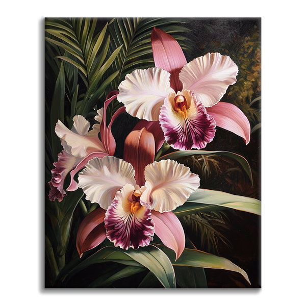 Pink Orchid - Paint by Numbers