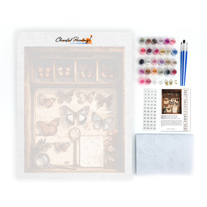 The Butterfly Curator - Paint by Numbers