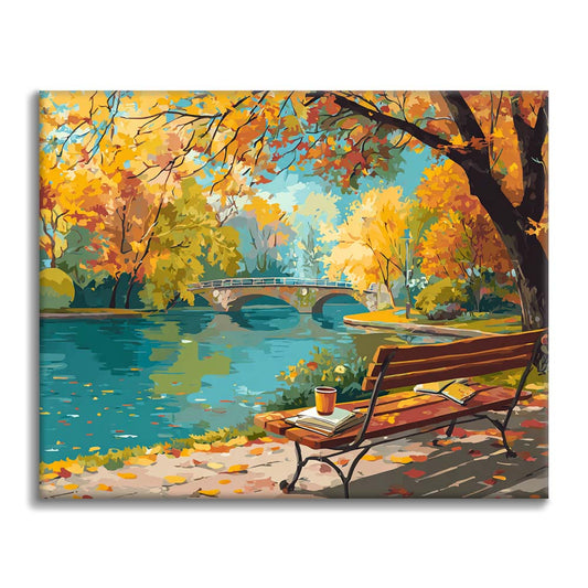 Autumn Park Retreat - Paint by Numbers