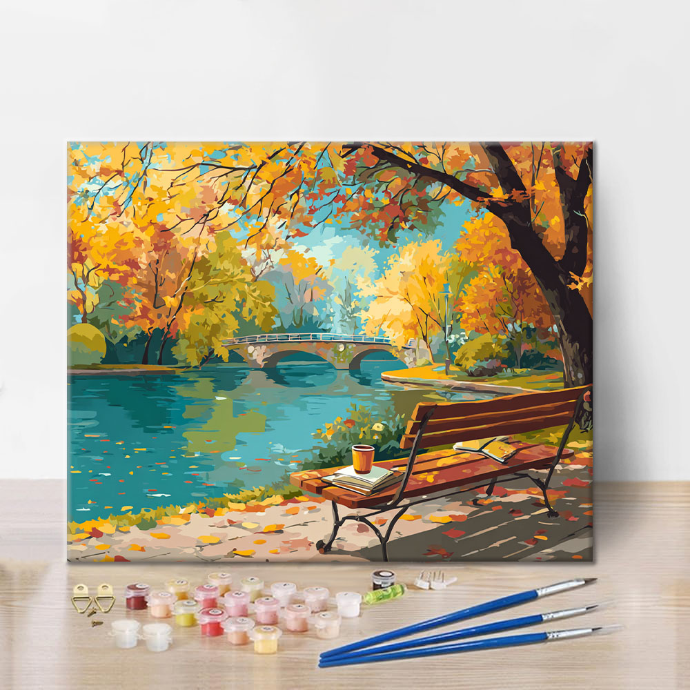 Autumn Park Retreat - Paint by Numbers