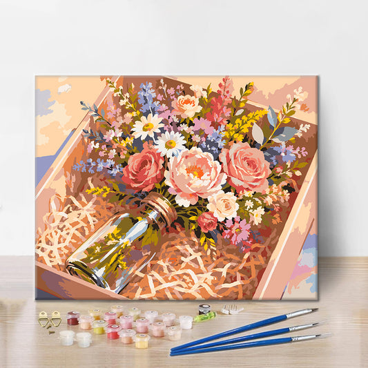 Gift Bouquet - Paint by Numbers