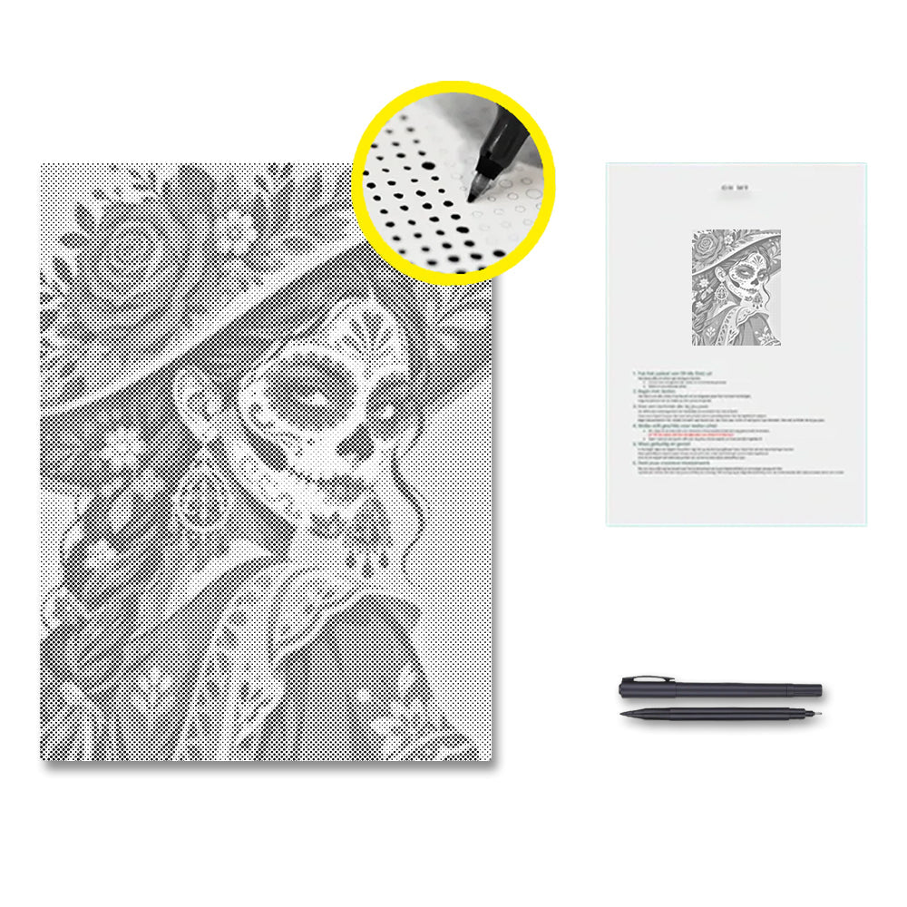 Eternal Catrina - Dot Painting