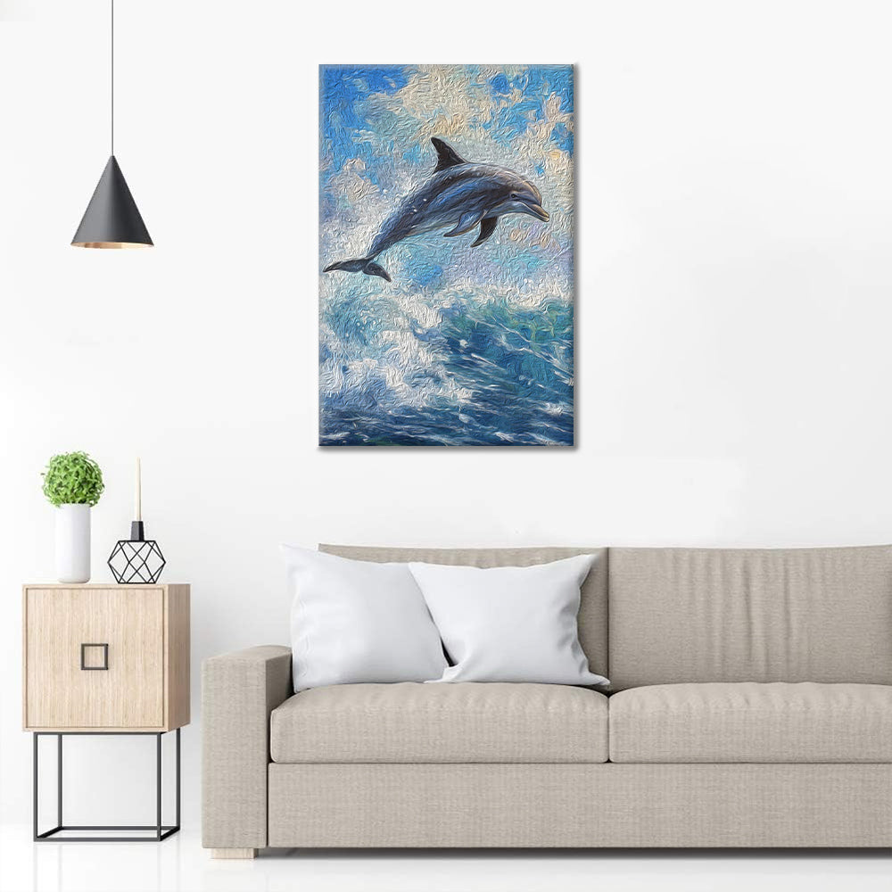 Dernier jour - Dauphins - Peinture par numéros
