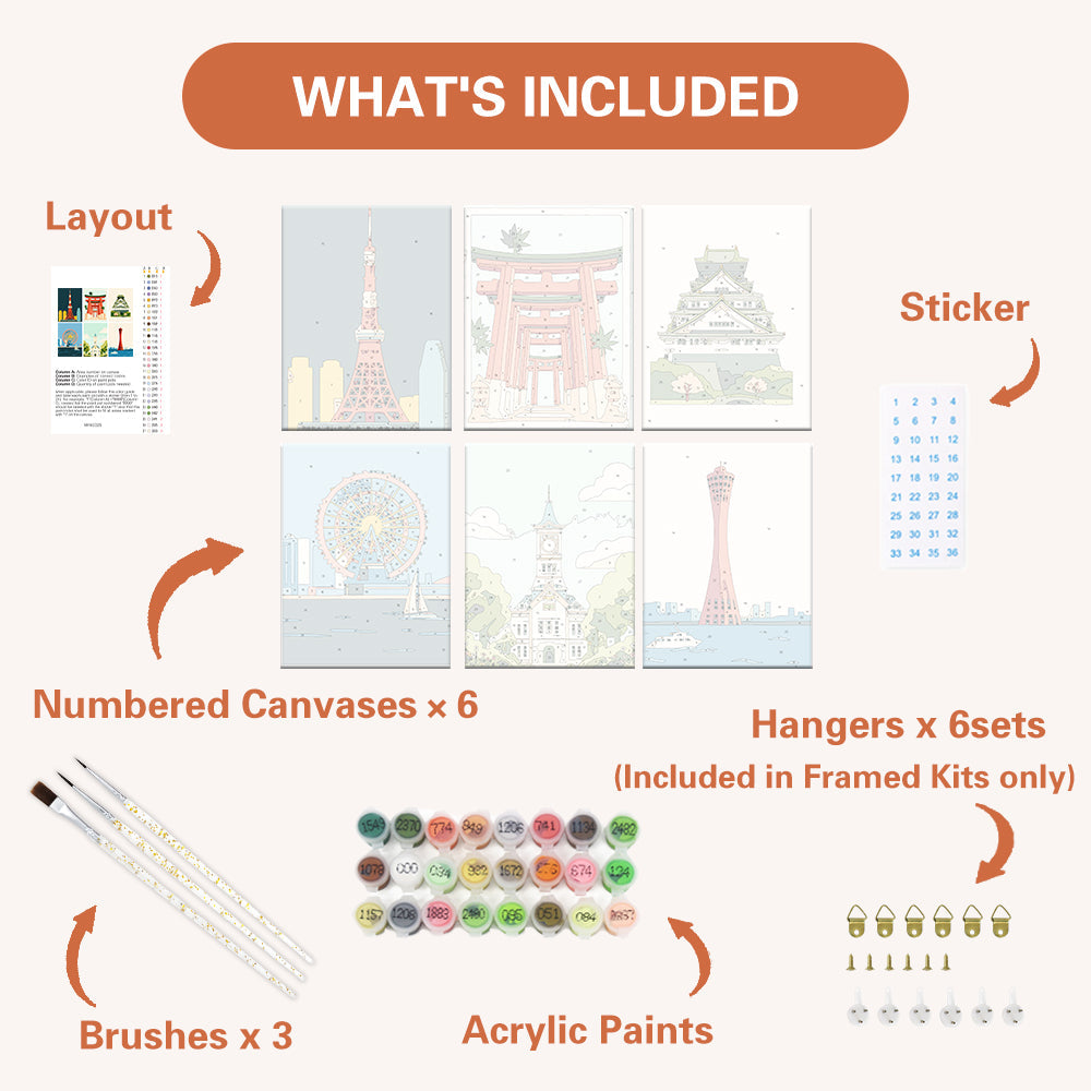 Japanese Landmark Posters