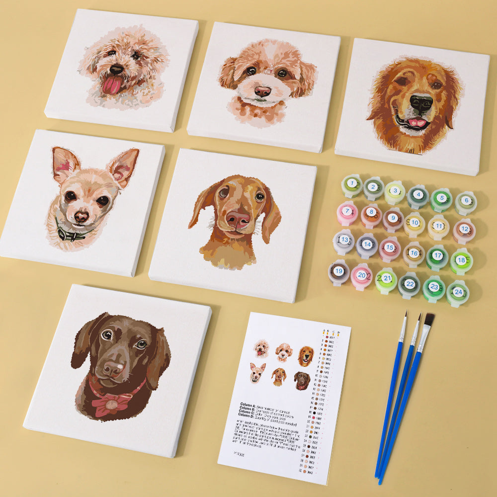 Dog Set (Set of 6)