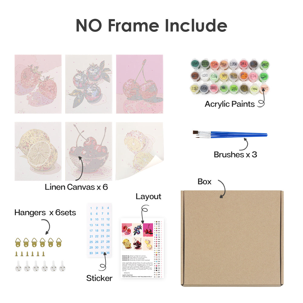 Luminous Fruit (Set of 6)