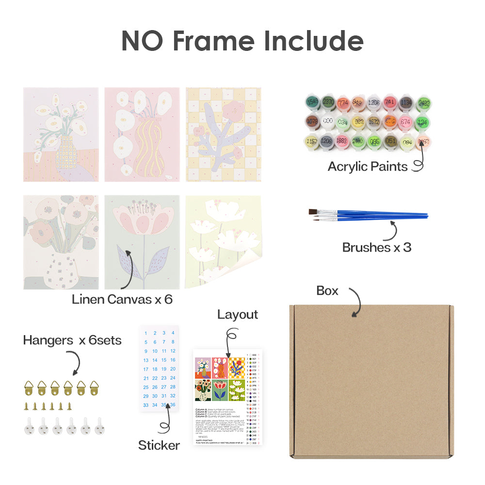 Floral Symphony (Set of 6)