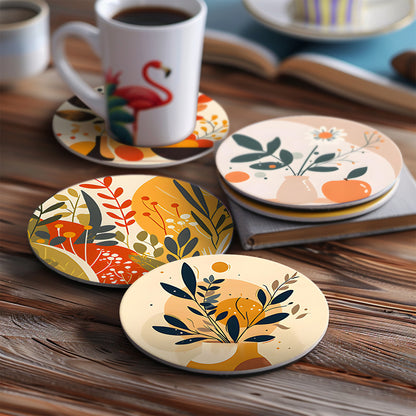 Coasters - Foliage - Paint by Numbers