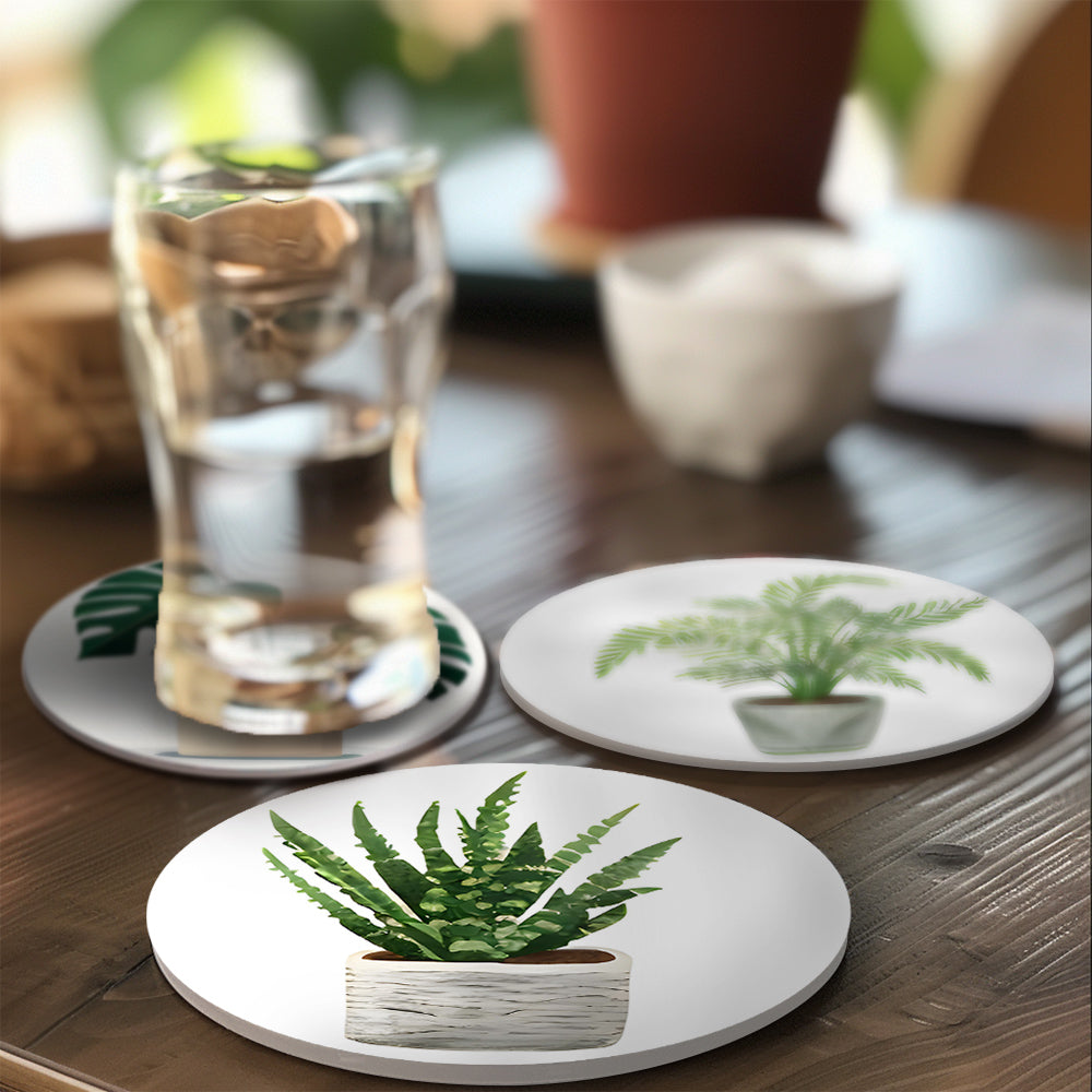 Coasters - Greenery - Paint by Numbers