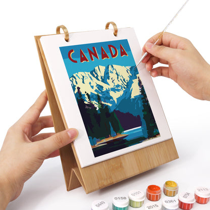 World Trip Edition - 2027 Paint by Numbers Desk Calenda