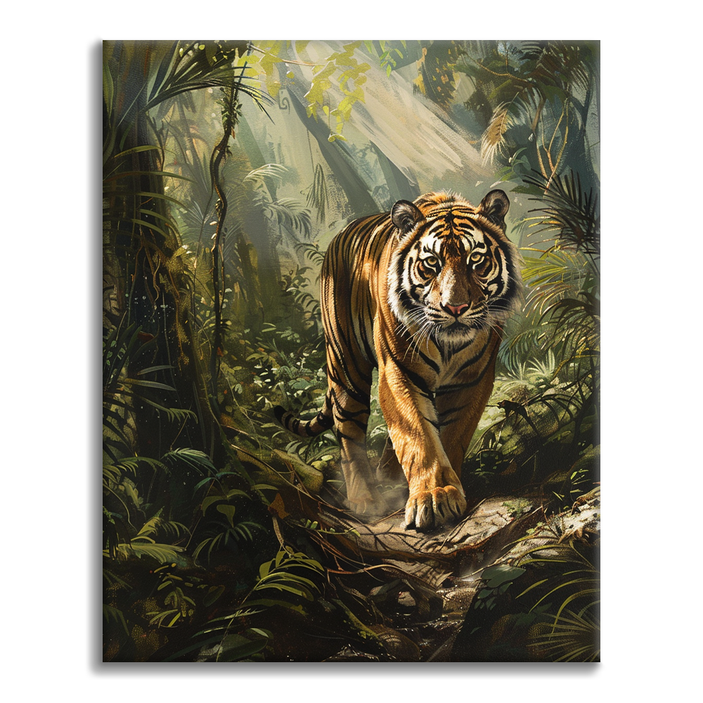 Tigre du Bengale - Peinture par numéros