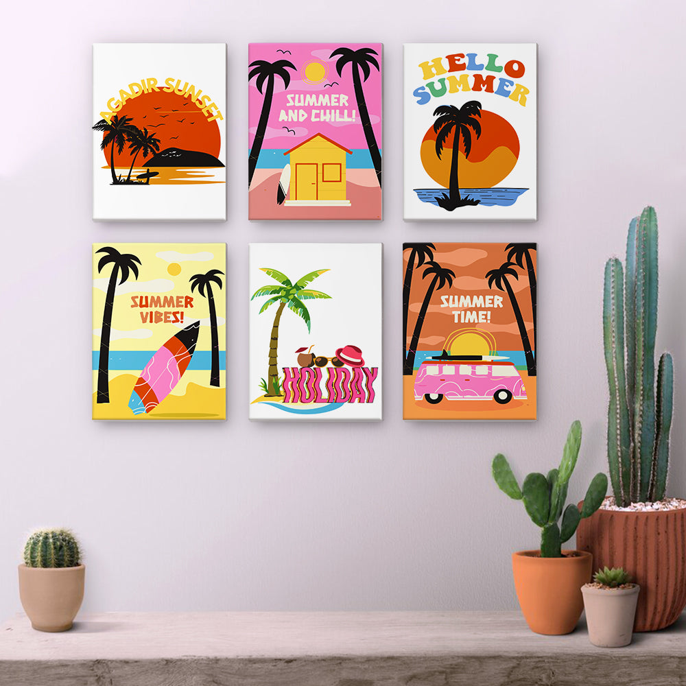 Sun & Palms (Set of 6)