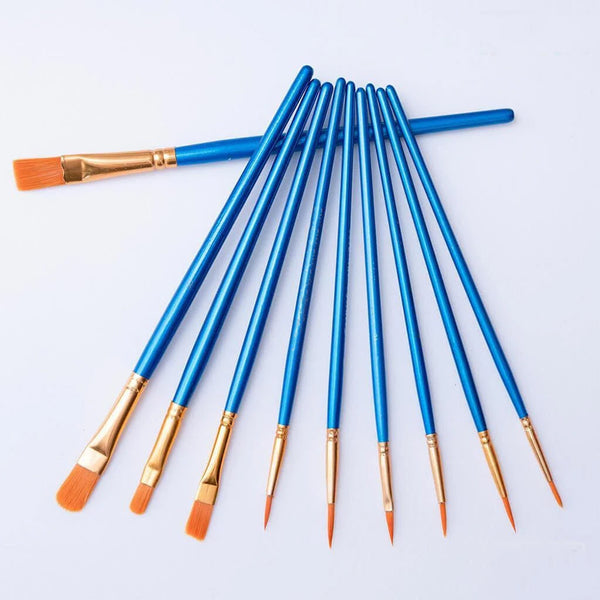 Ensemble de pinceaux professionnels (10 pièces)