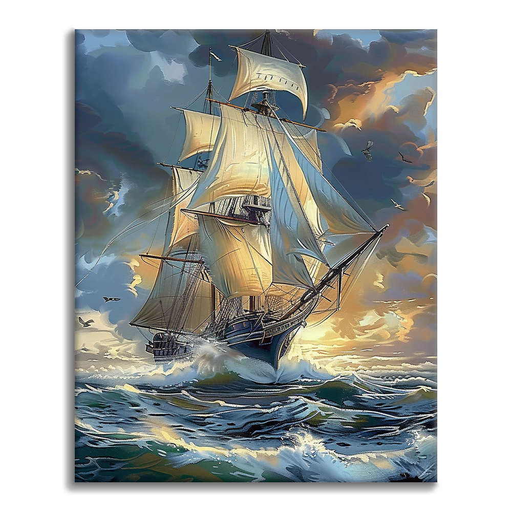 Sailboat - Paint by Numbers