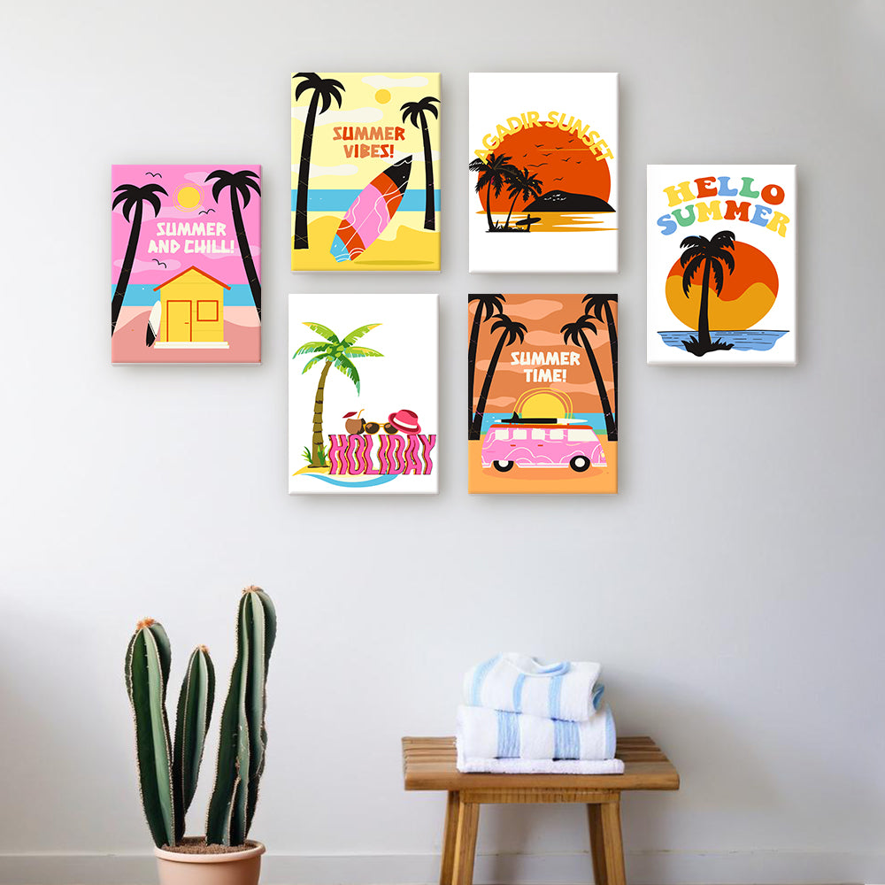 Sun & Palms (Set of 6)