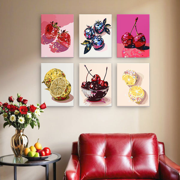 Luminous Fruit - Paint by Numbers