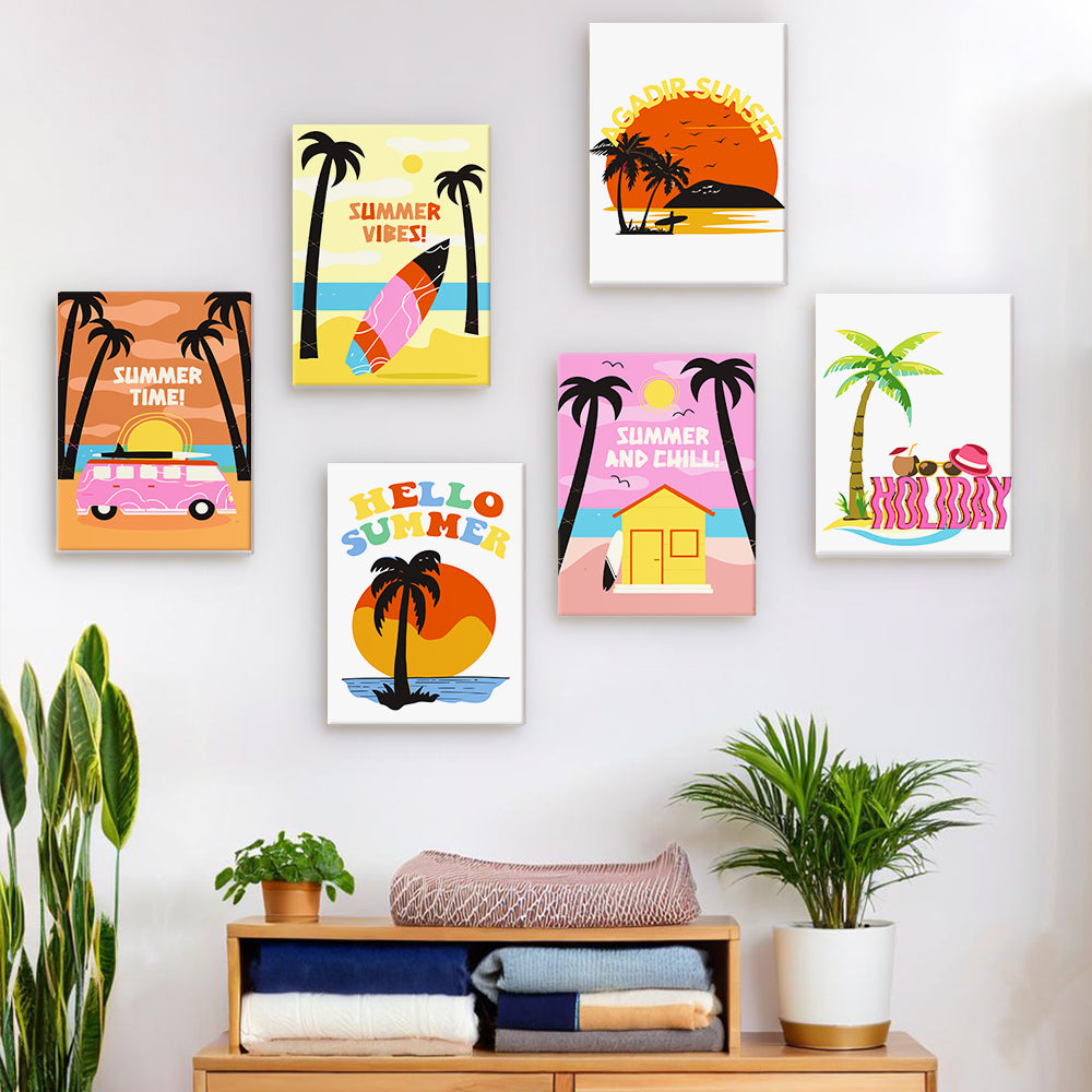 Sun & Palms (Set of 6)