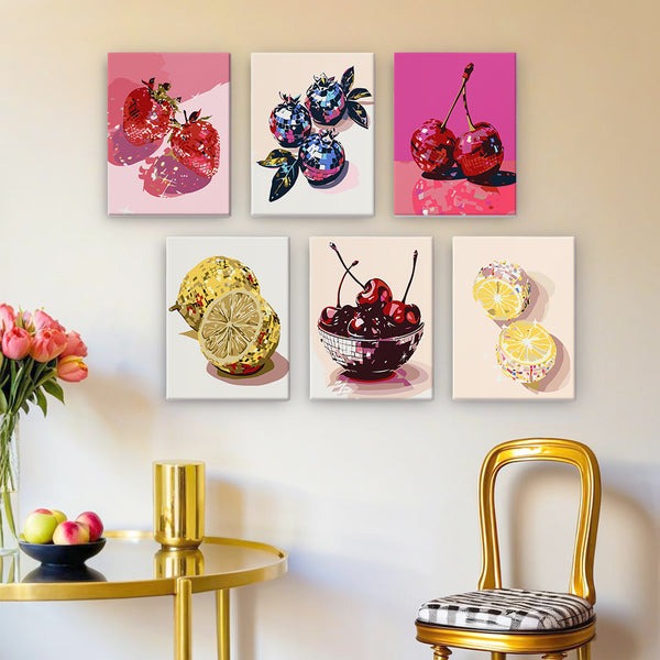 Luminous Fruit - Paint by Numbers
