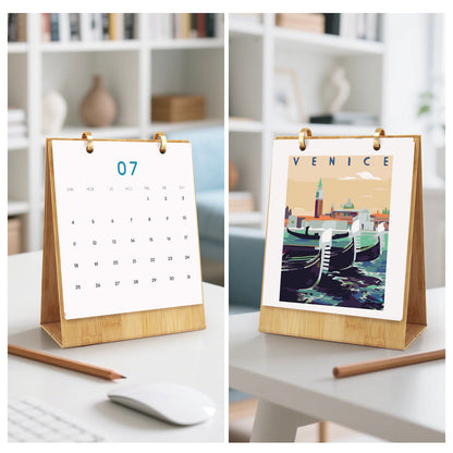 World Trip Edition - 2027 Paint by Numbers Desk Calenda