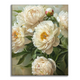 Dernier jour - Pivoines blanches - Peinture par numéros