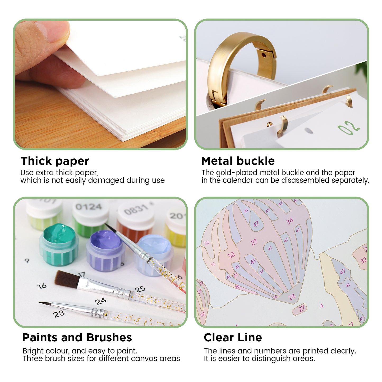 World Trip Edition - 2027 Paint by Numbers Desk Calenda