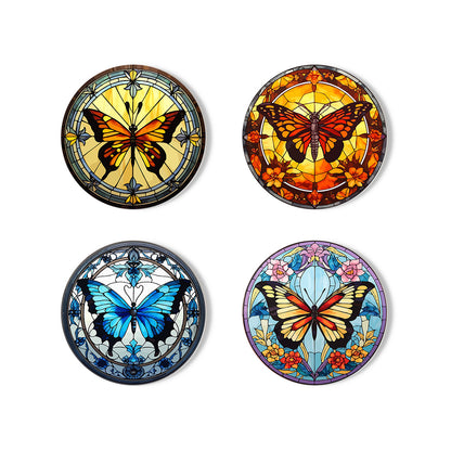 Coasters - Butterfly - Paint by Numbers