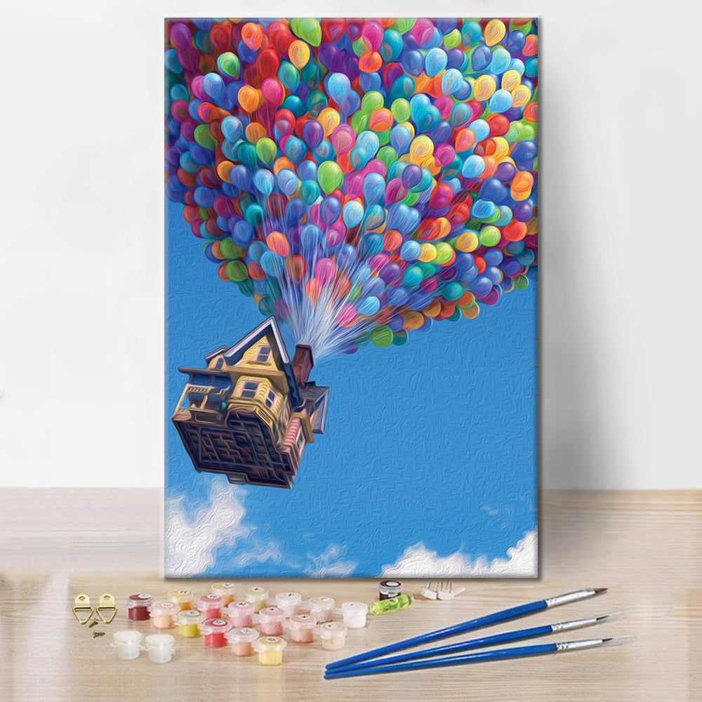 Dernier jour - Ballon coloré - Peinture par numéros