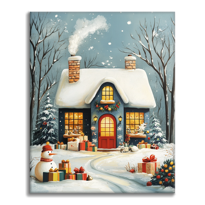 Christmas House - Paint by Numbers