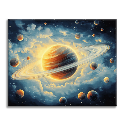 Planets - Paint by Numbers