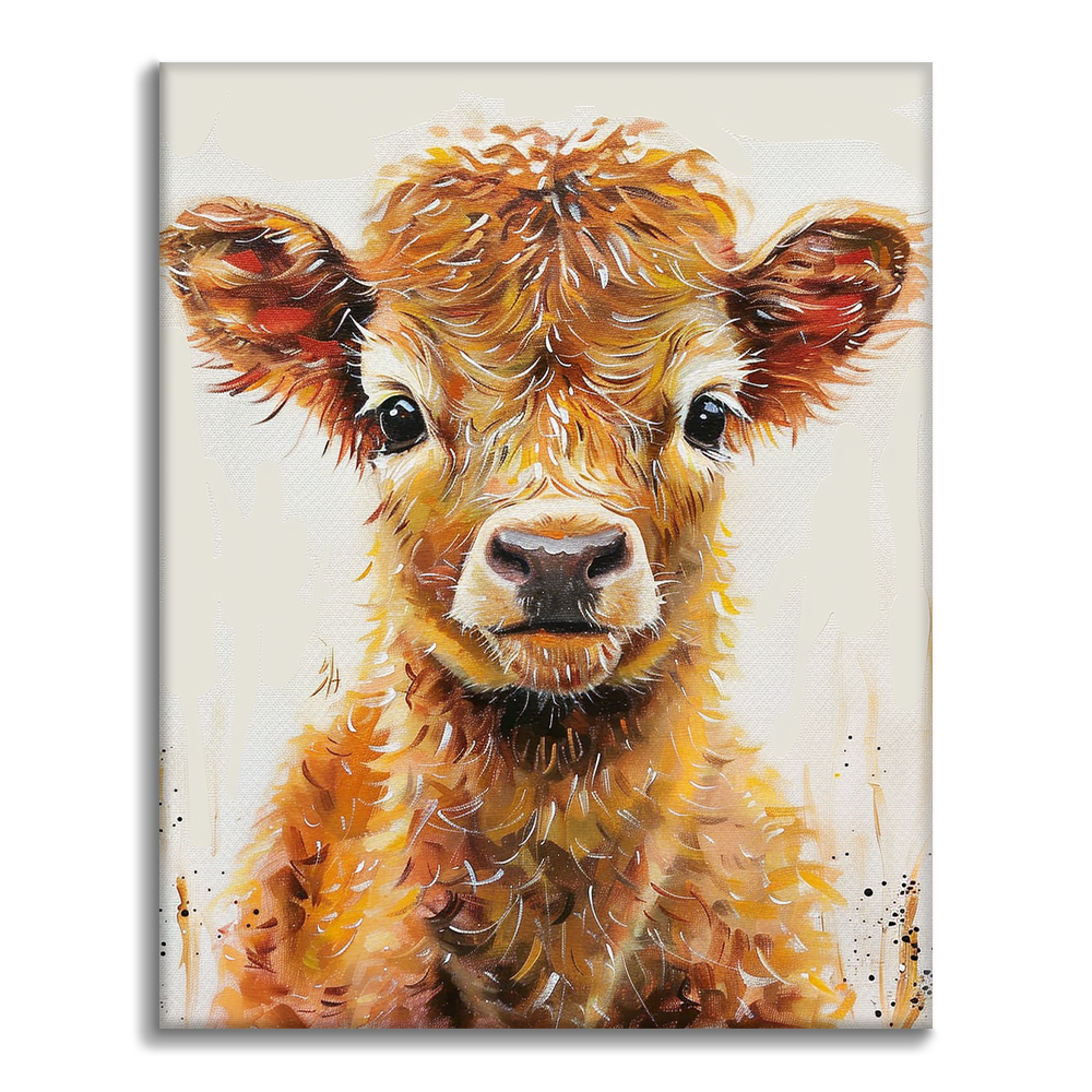 Little Calf Paint by Numbers Cheerful painting®