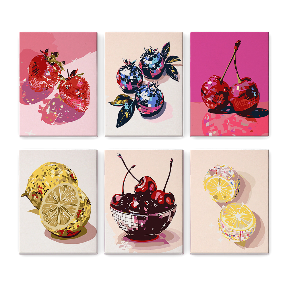 Luminous Fruit - Paint by Numbers