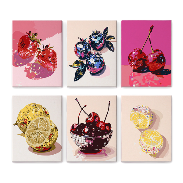 Luminous Fruit - Paint by Numbers