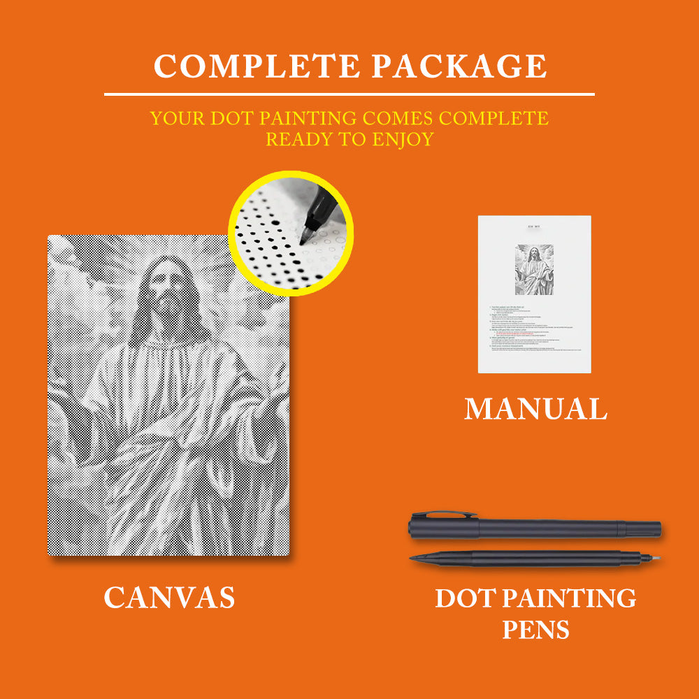 Divine Light - Dot Painting