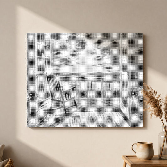 Seaside Rest - Dot Painting