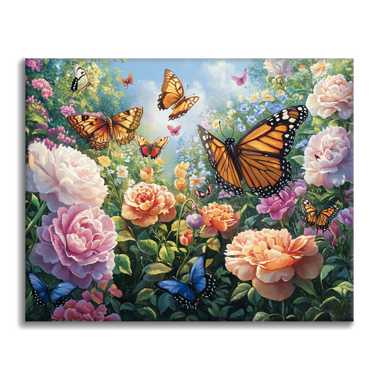 Butterfly Garden - Paint by Numbers