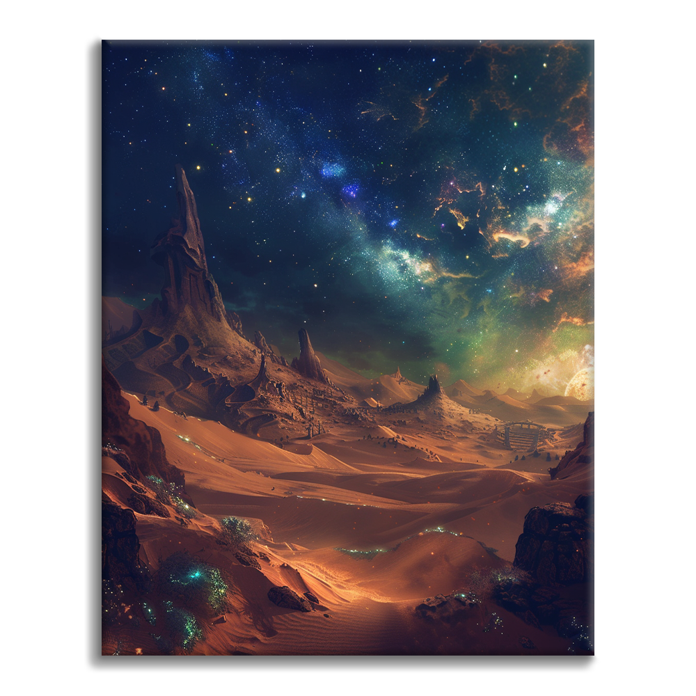 Starlit Desert - Paint by Numbers